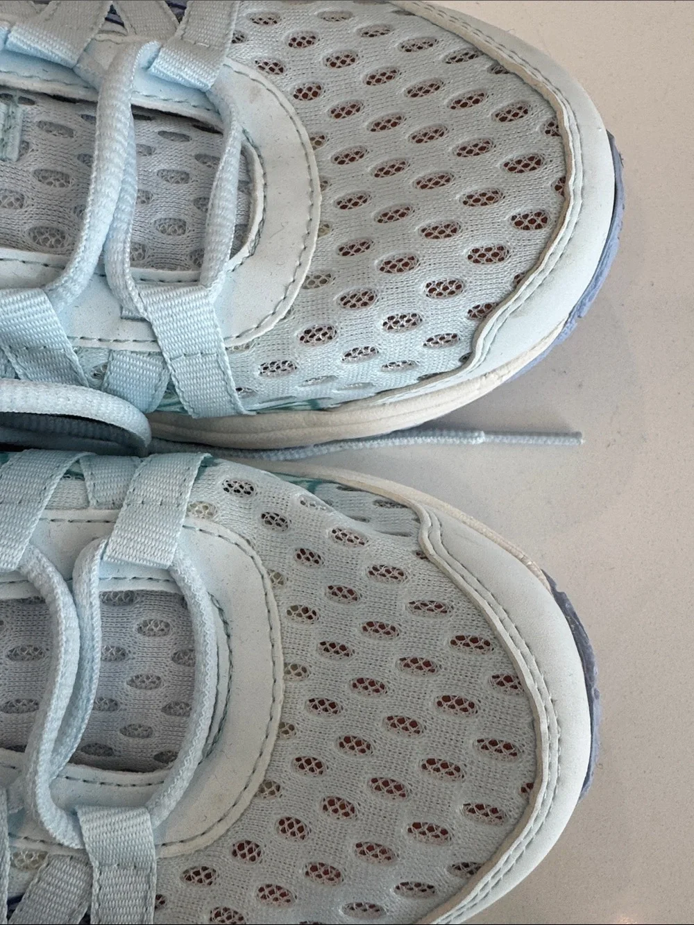 Brand NEW: Ryka Women's Light Blue and Peach Athletic Sneakers - Picture 4 of 5
